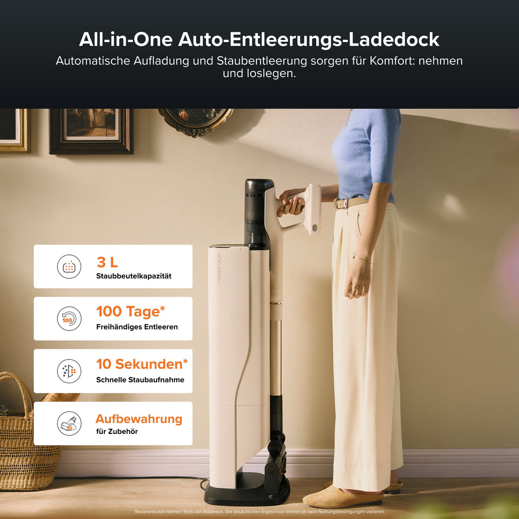 Roborock H60 Hub Pro Akku-Staubsauger