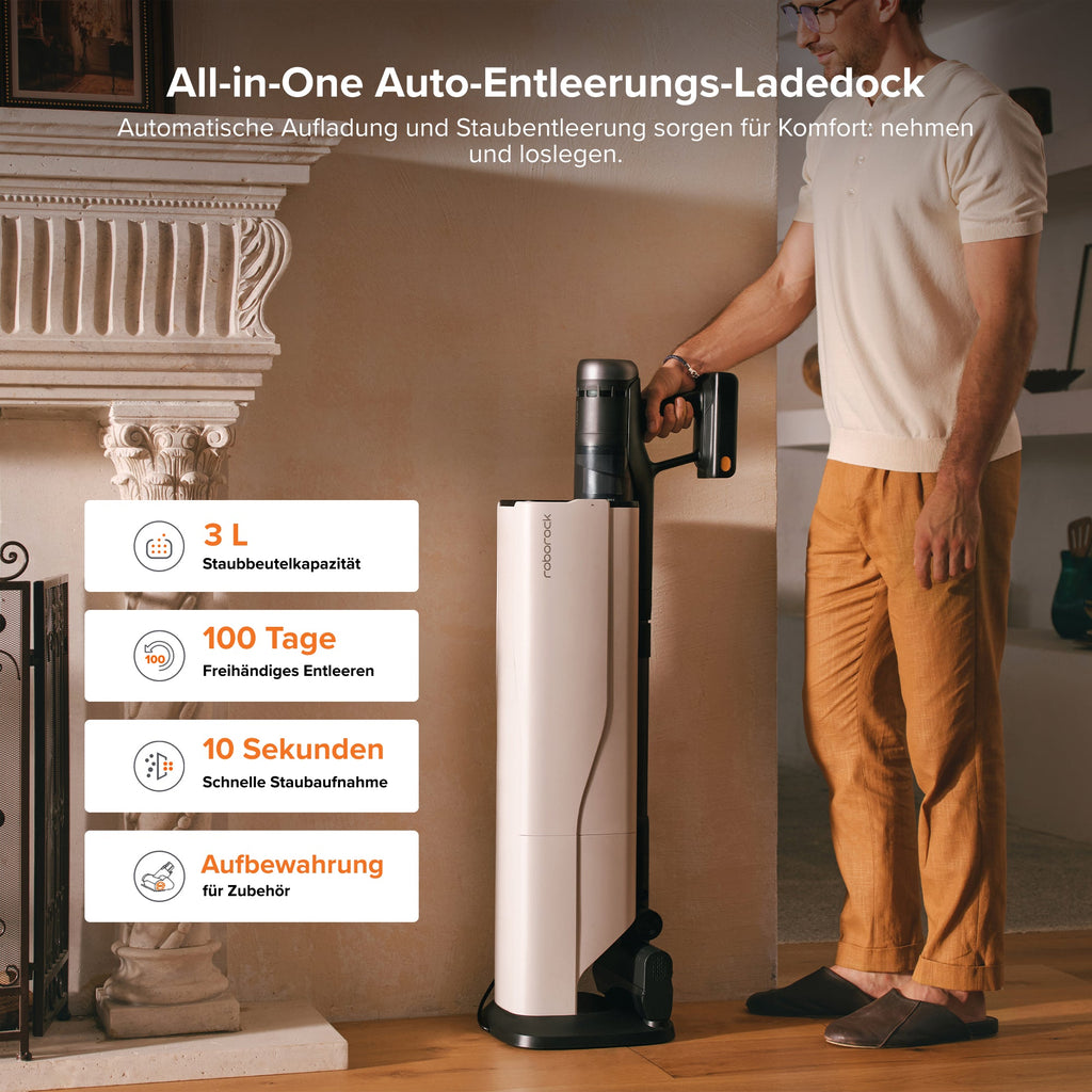 Roborock H60 Hub Ultra Akku-Staubsauger