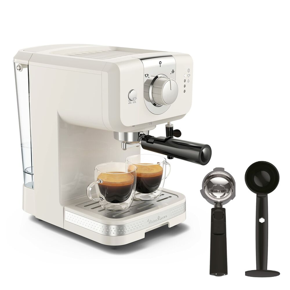 Moulinex XP330A Espressomaschine Weiß 15 bar