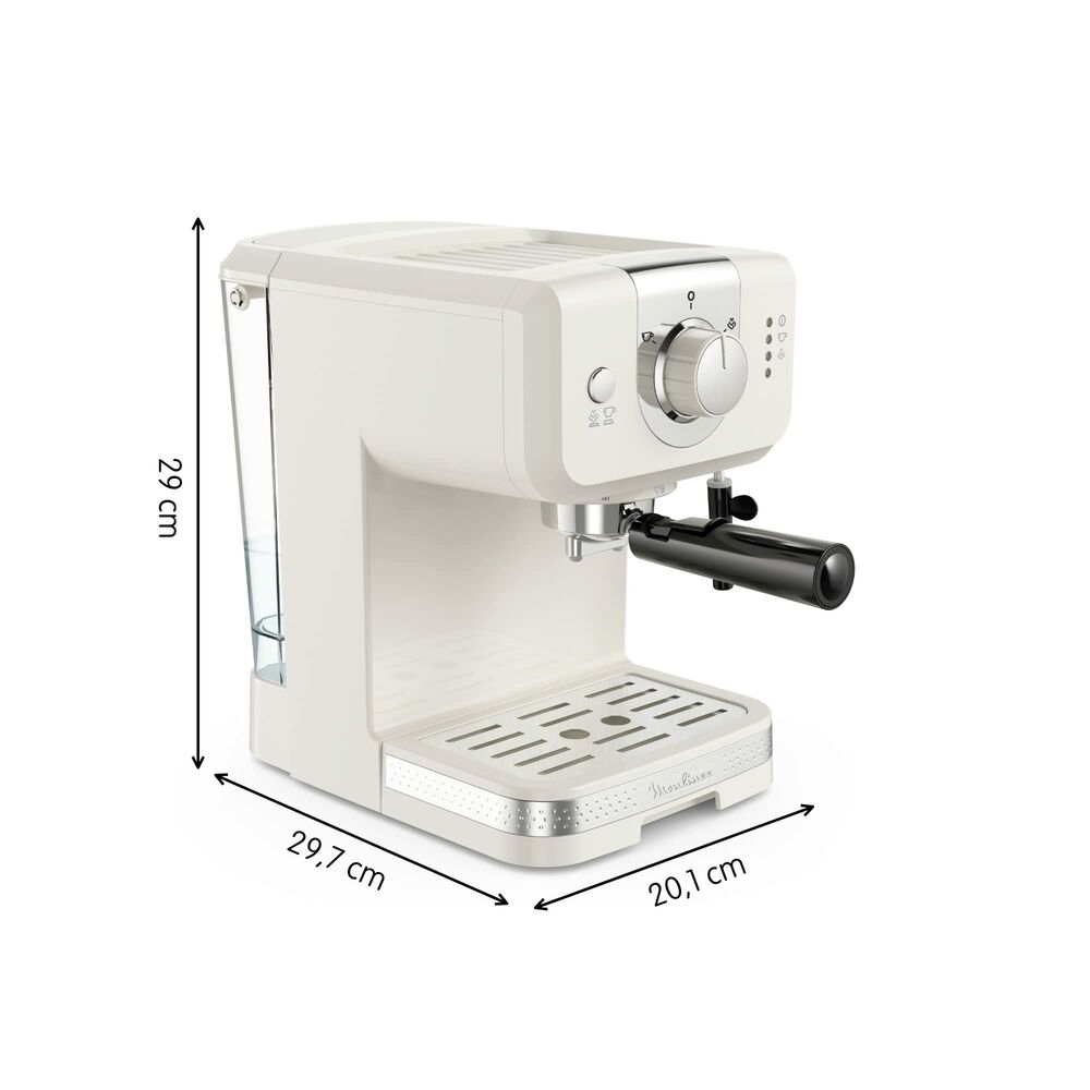 Moulinex XP330A Espressomaschine Weiß 15 bar