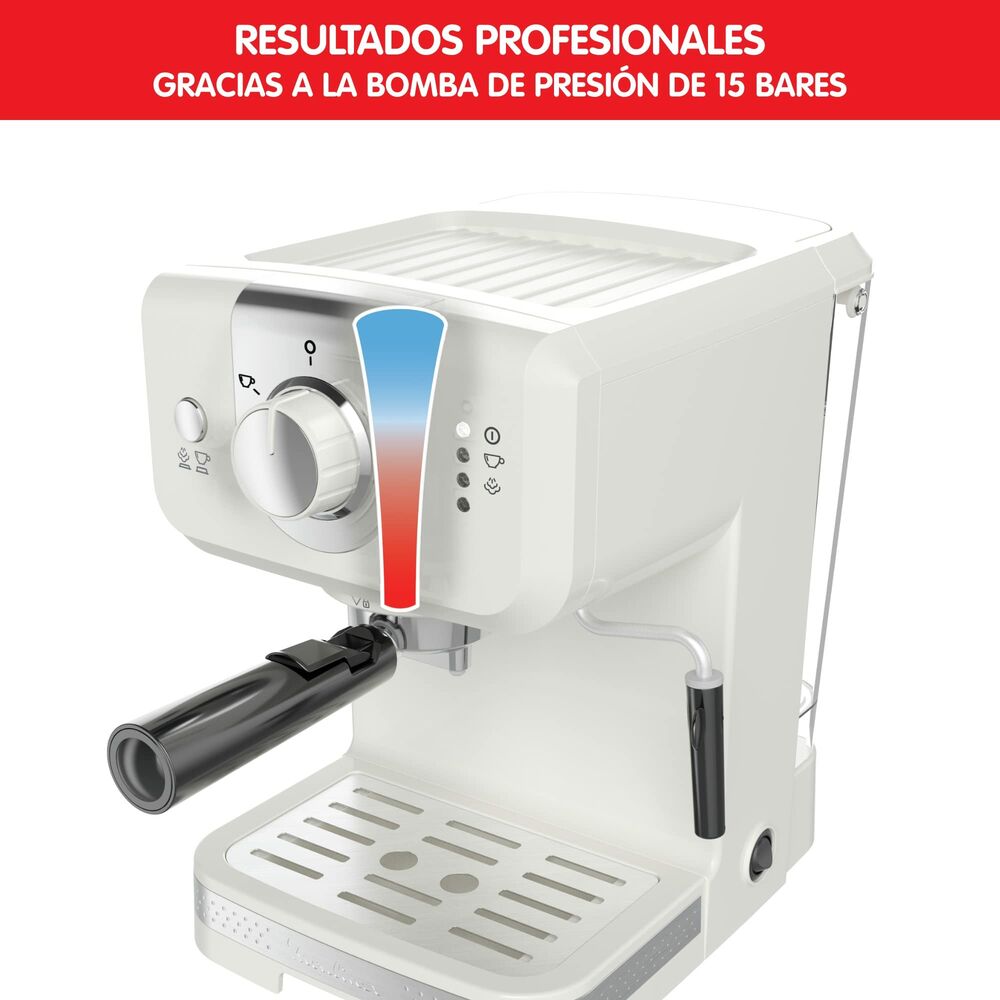 Moulinex XP330A Espressomaschine Weiß 15 bar