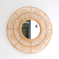 Rattan Bloom – Wandspiegel