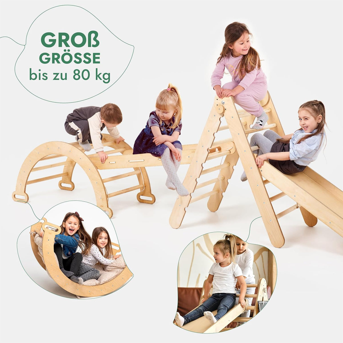 5in1 Montessori Klettergerüst Set