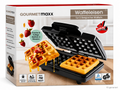 GOURMETmaxx Waffeleisen 750W für 2 Belgische Waffeln Antihaft Kontrollleuchte B7