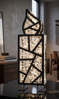 LUMIDA Xmas Design Dekokerze Acryl 37 Leuchtfunktionen Schwarz Groß