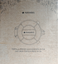 Navaris Tortilla-Presse Gusseisen