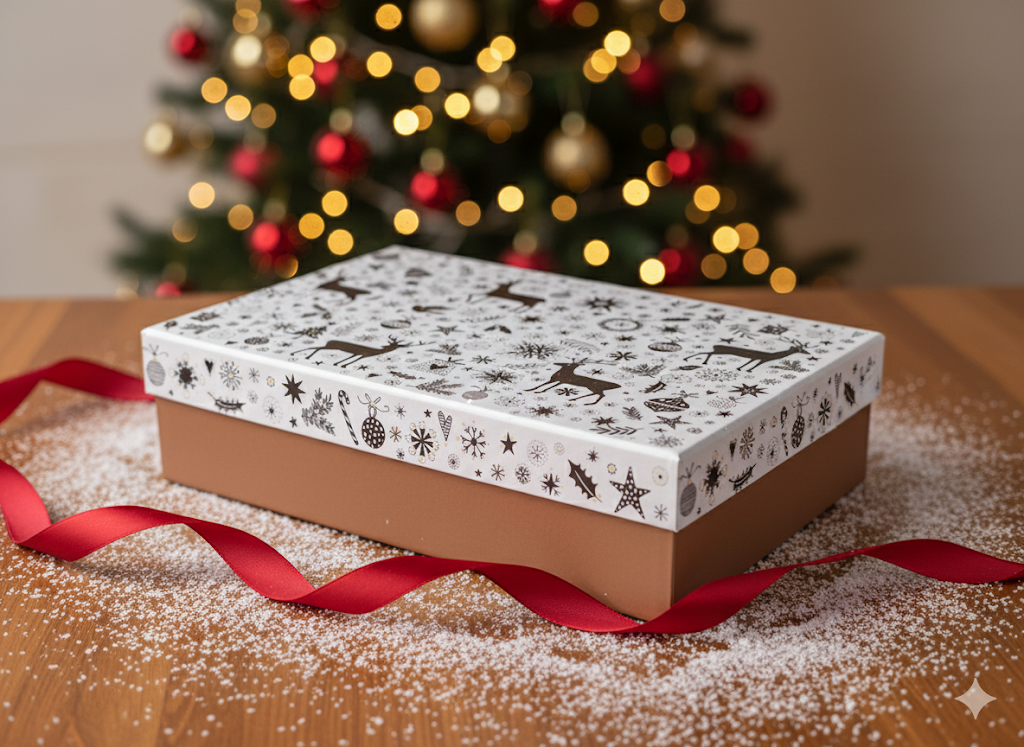 Stewo Geschenkbox, 24x16,5x6,5 cm, Braun