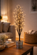 Tchibo LED Weihnachtsbaum Deko im Topf Beleuchtet Weihnachtsdeko HA29