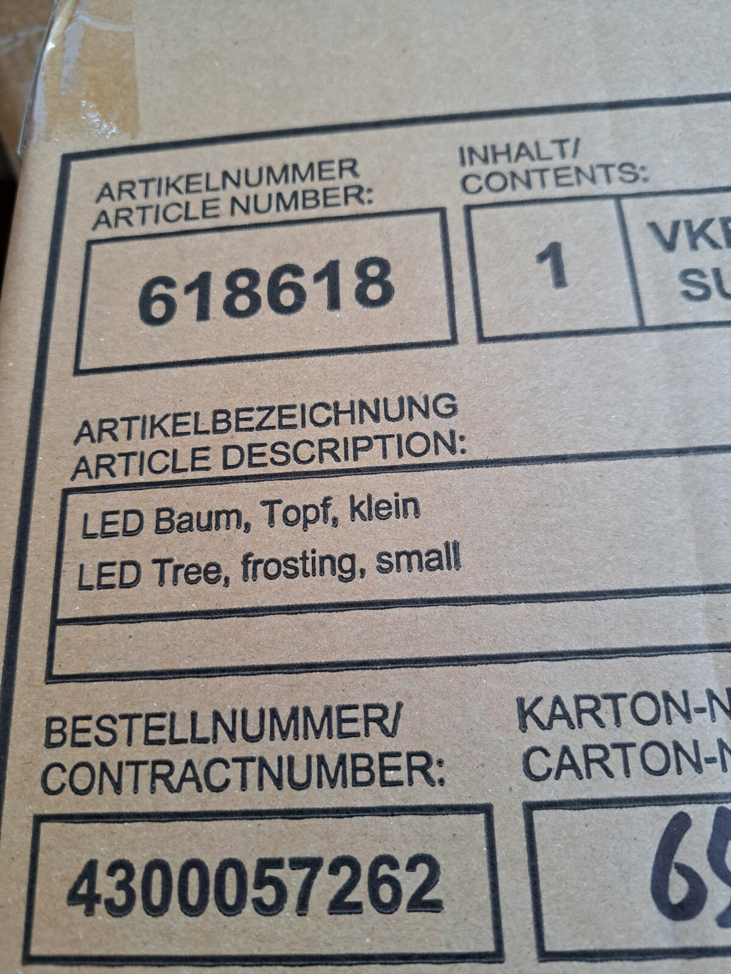 Tchibo LED Weihnachtsbaum Deko im Topf Beleuchtet Weihnachtsdeko HA29