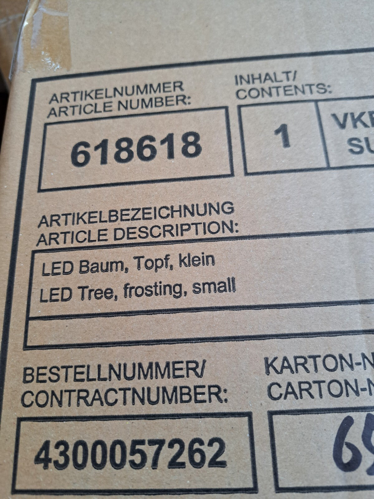 Tchibo LED Weihnachtsbaum Deko im Topf Beleuchtet Weihnachtsdeko HA29