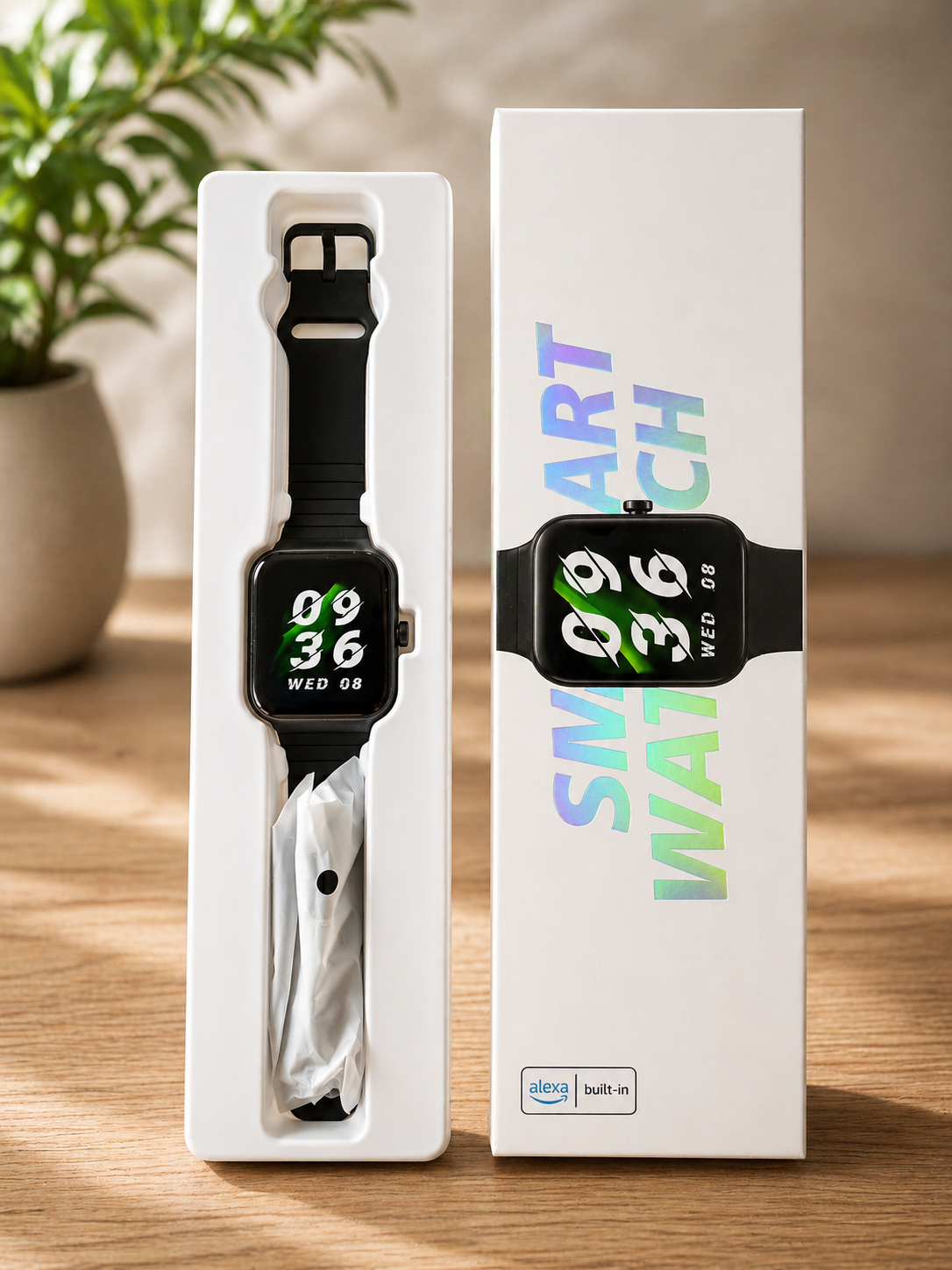 PARSONVER IDW15 Smartwatch Bluetooth Telefonie 5ATM wasserdicht HD Display A7