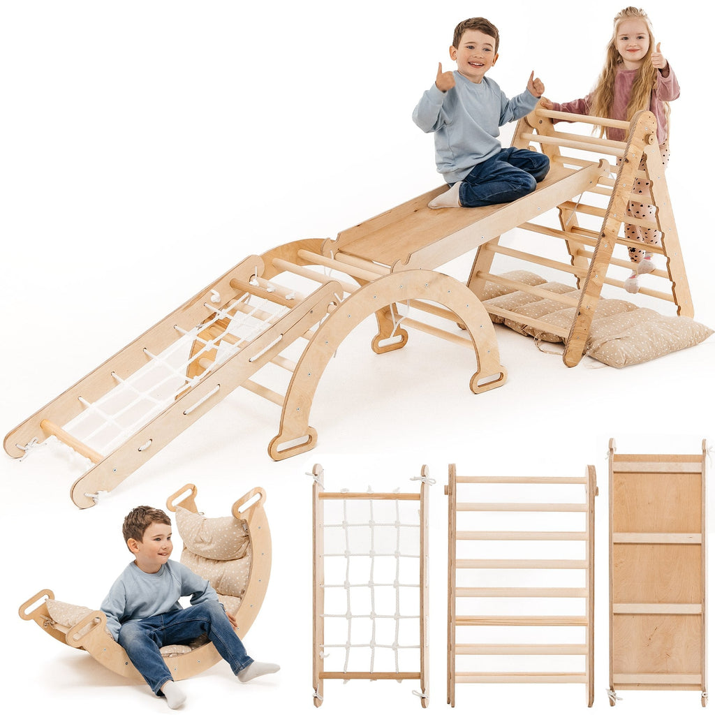 5in1 Montessori Klettergerüst Set