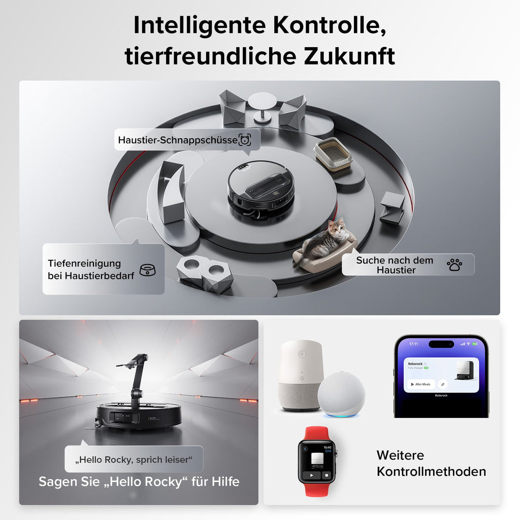 Roborock Saros Z70 Saugroboter mit Greifarm