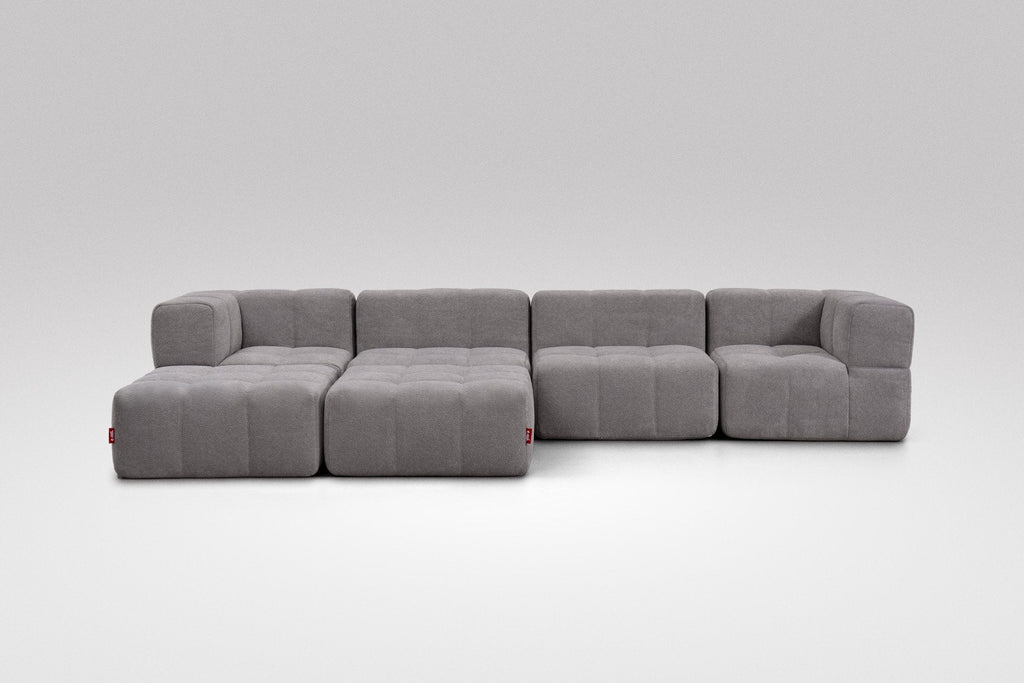 6 Teiliges Modulares Sofa – Grau