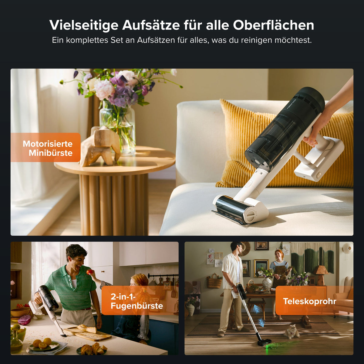 Roborock H60 Hub Pro Akku-Staubsauger