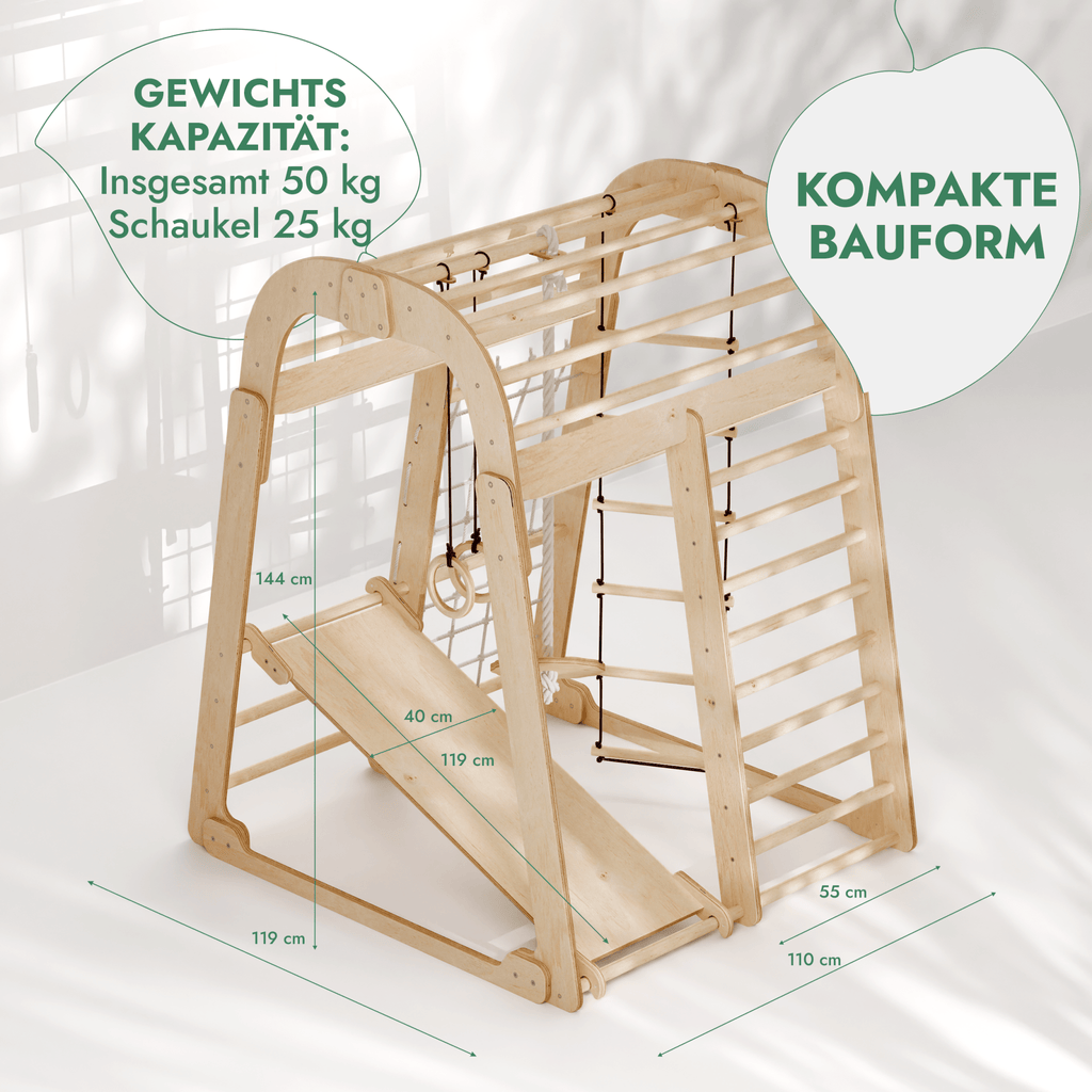 6in1 Indoor-Spielplatz Beige