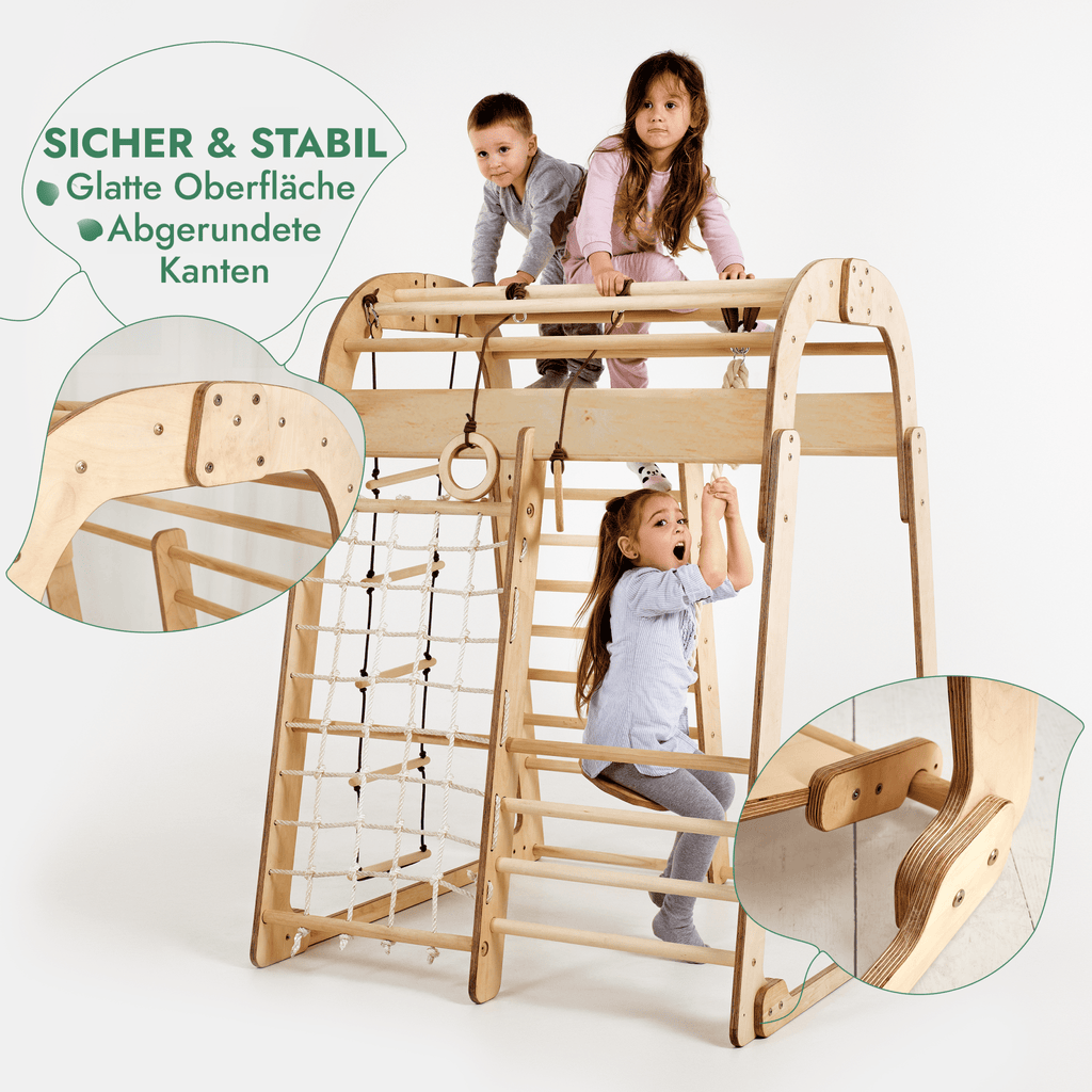 6in1 Indoor-Spielplatz Beige
