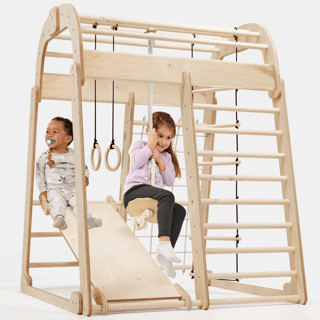 6in1 Indoor-Spielplatz Beige