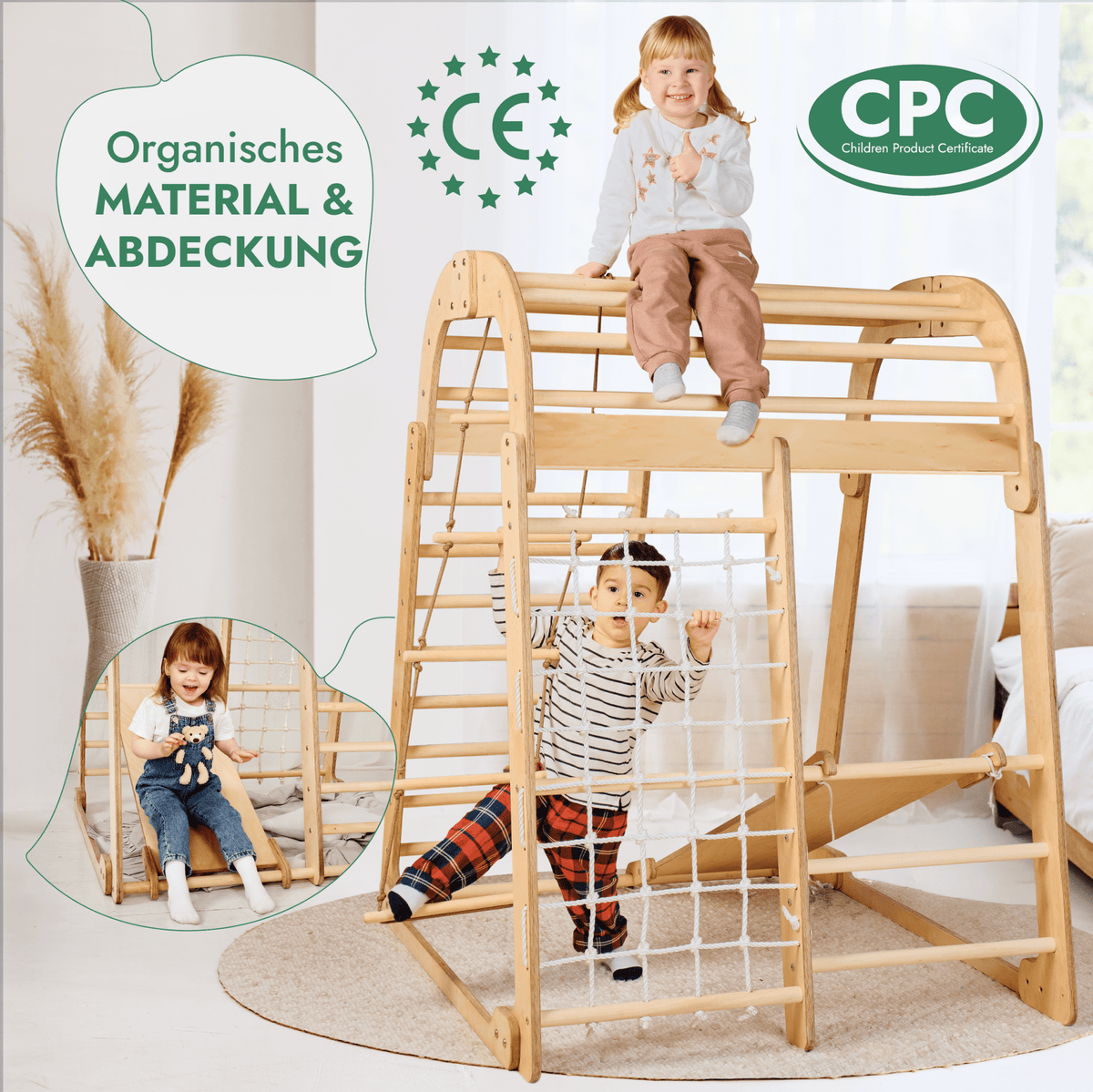 6in1 Indoor-Spielplatz Beige