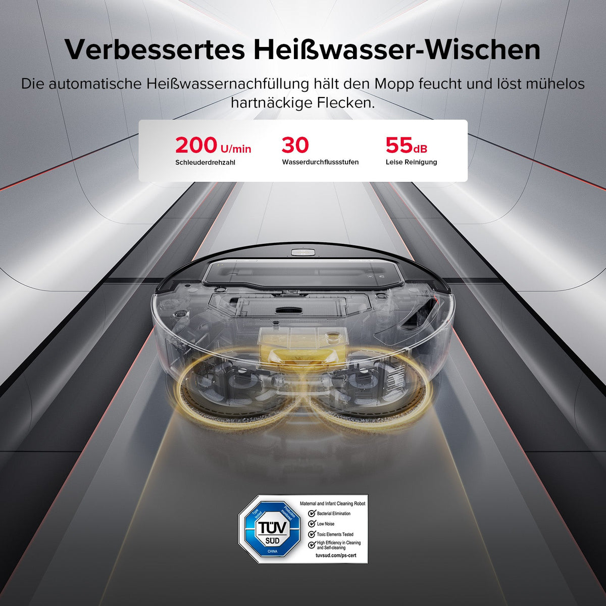 Roborock Saros Z70 Saugroboter mit Greifarm