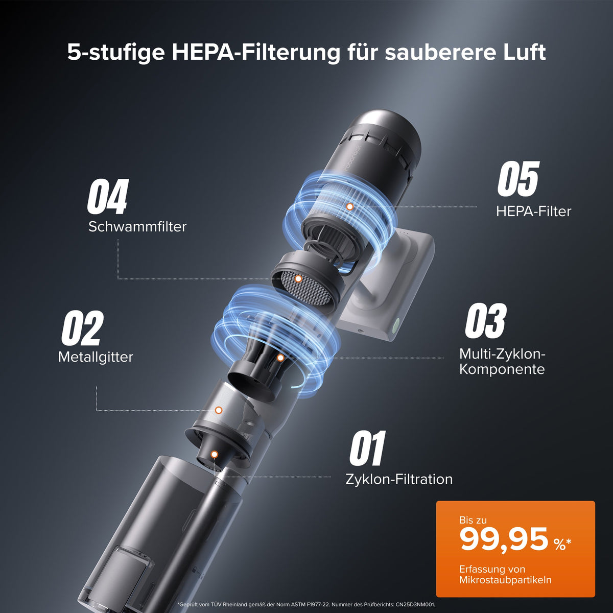 Roborock H60 Hub Pro Akku-Staubsauger