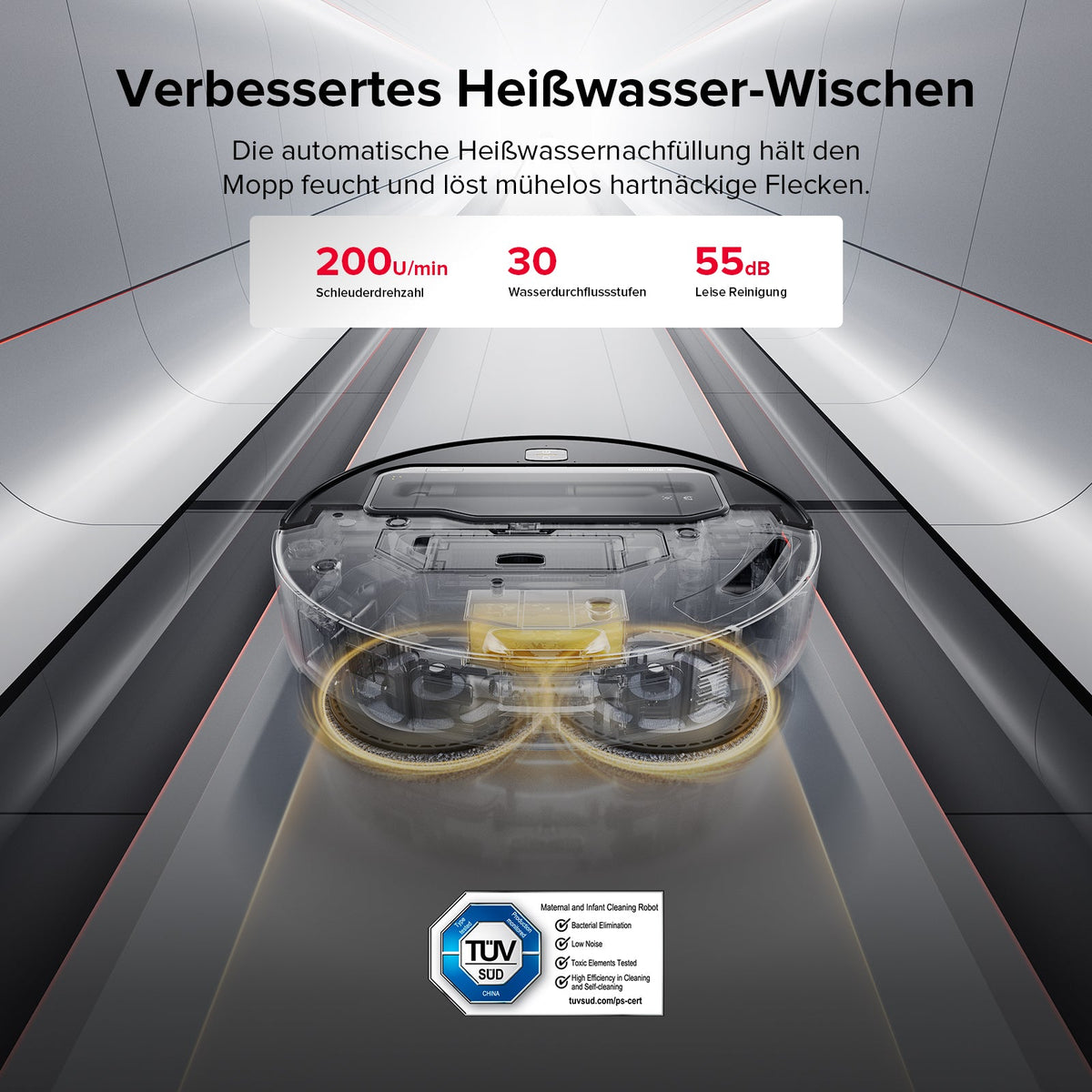 Roborock Saros Z70 Saugroboter mit Greifarm