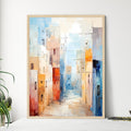 Mediterranean Streets – Abstraktes Wandbild