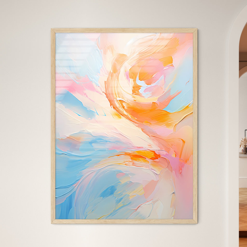 Sunset Flow – Abstraktes Wandbild