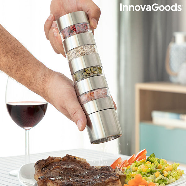 InnovaGoods Millmix 4-in-1 Gewürzmühle