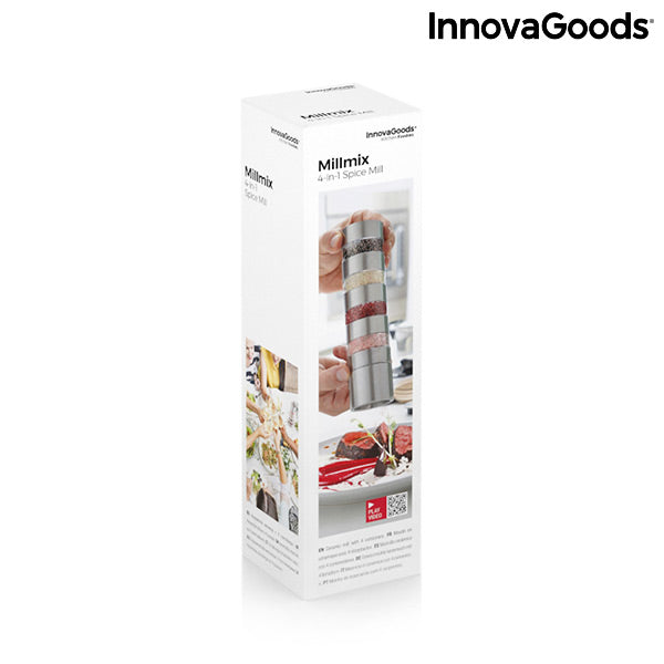 InnovaGoods Millmix 4-in-1 Gewürzmühle
