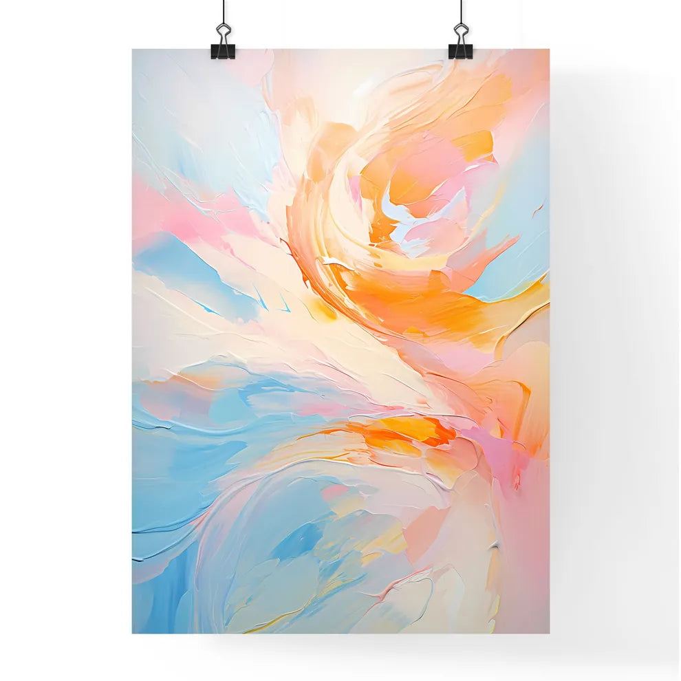 Sunset Flow – Abstraktes Wandbild