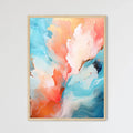 Coral Flow – Abstraktes Wandbild