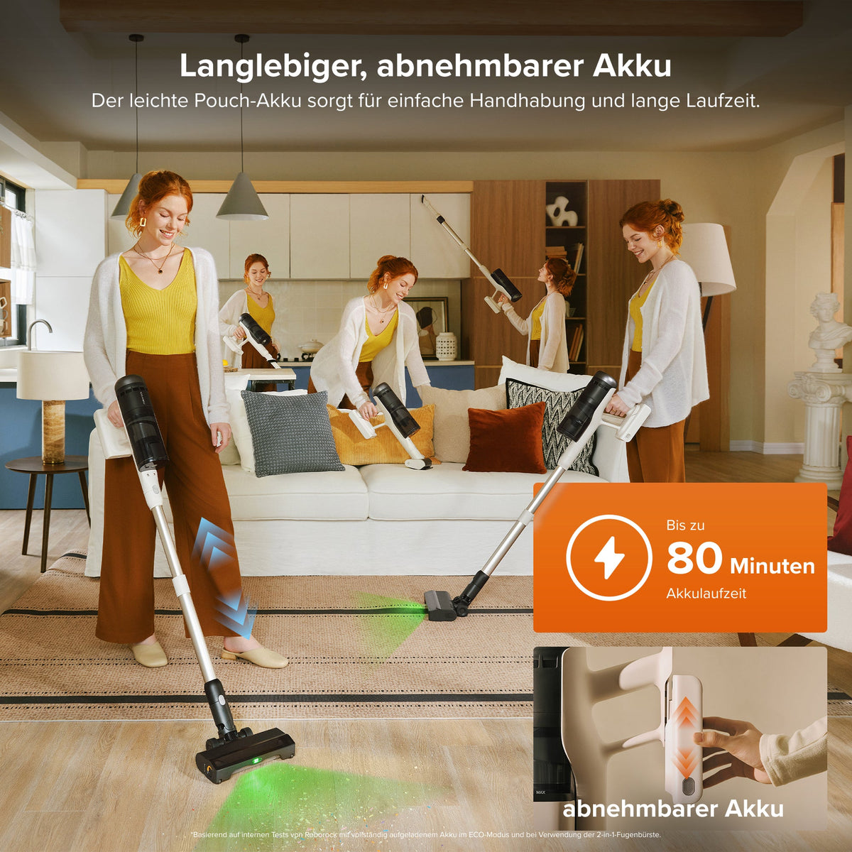 Roborock H60 Hub Pro Akku-Staubsauger
