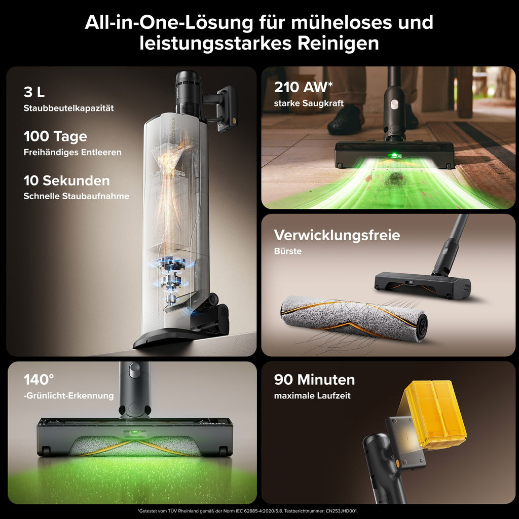 Roborock H60 Hub Ultra Akku-Staubsauger