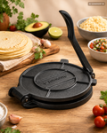 Navaris Tortilla Presse Gusseisen Ø20cm Taco Presse Teigpresse F3