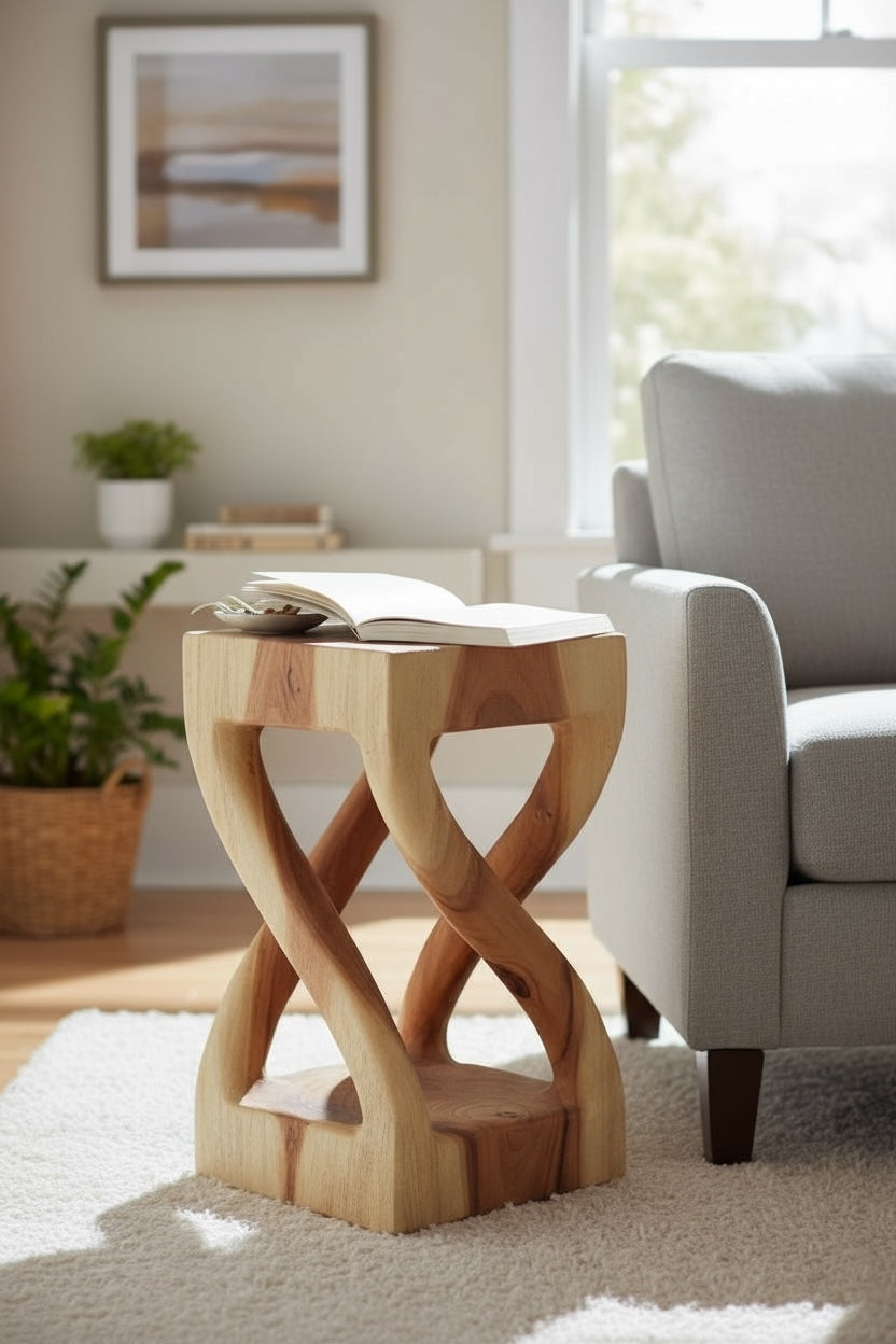Holz Beistelltisch