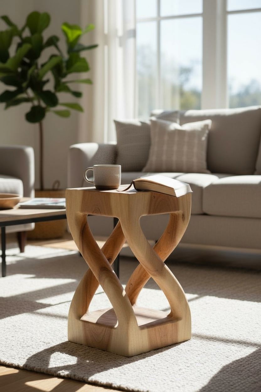 Holz Beistelltisch