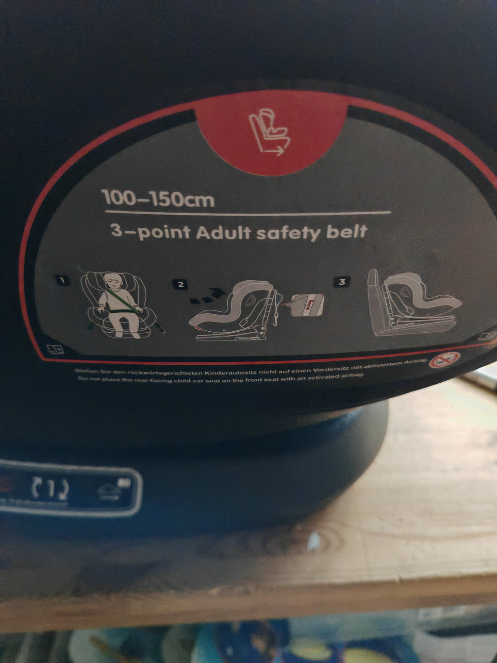 Fable Kids Noble Autokindersitz Schwarz mit Station Babysitz Kinder Auto (Kopie)