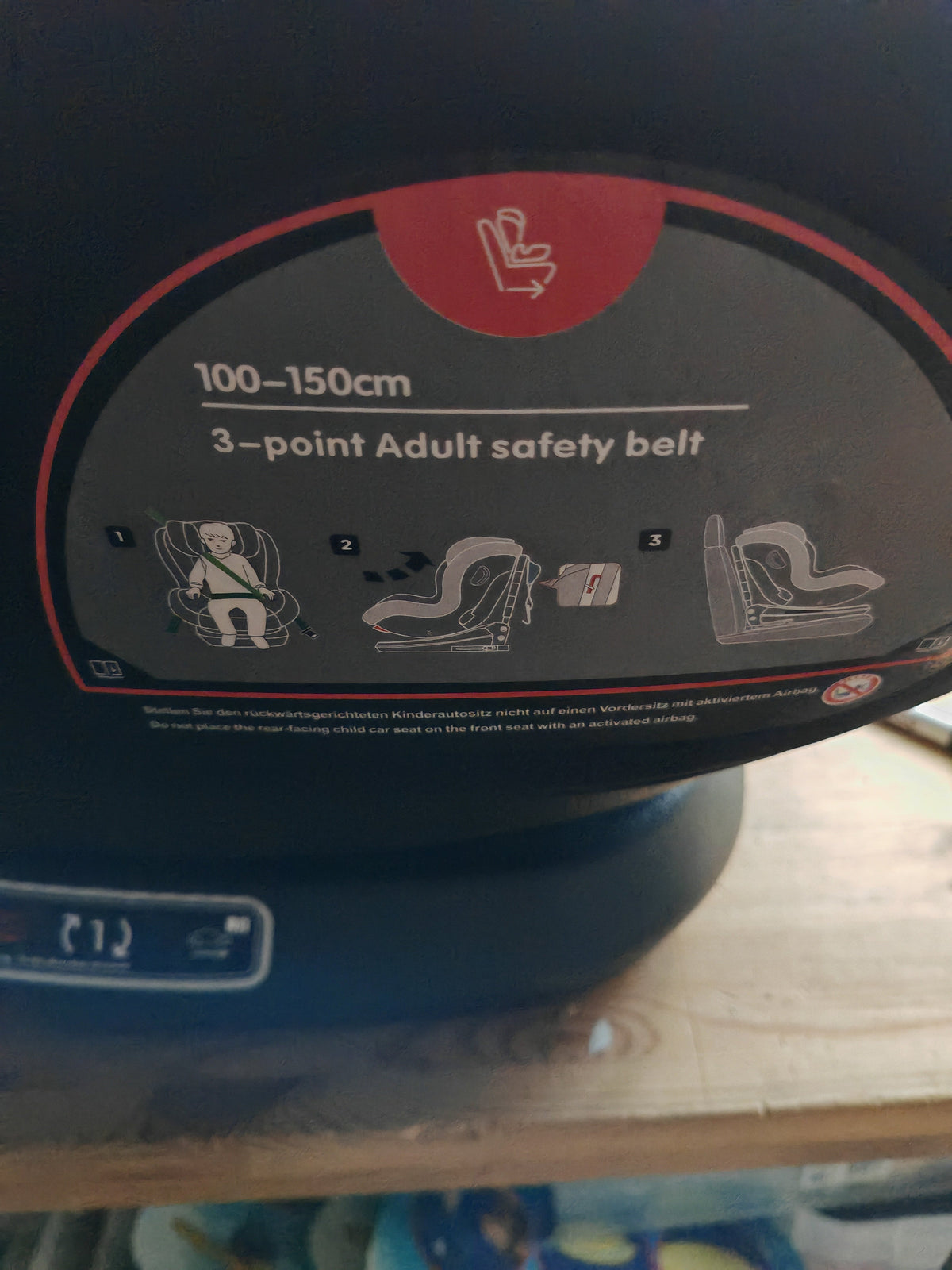 Fable Kids Noble Autokindersitz Schwarz mit Station Babysitz Kinder Auto (Kopie)