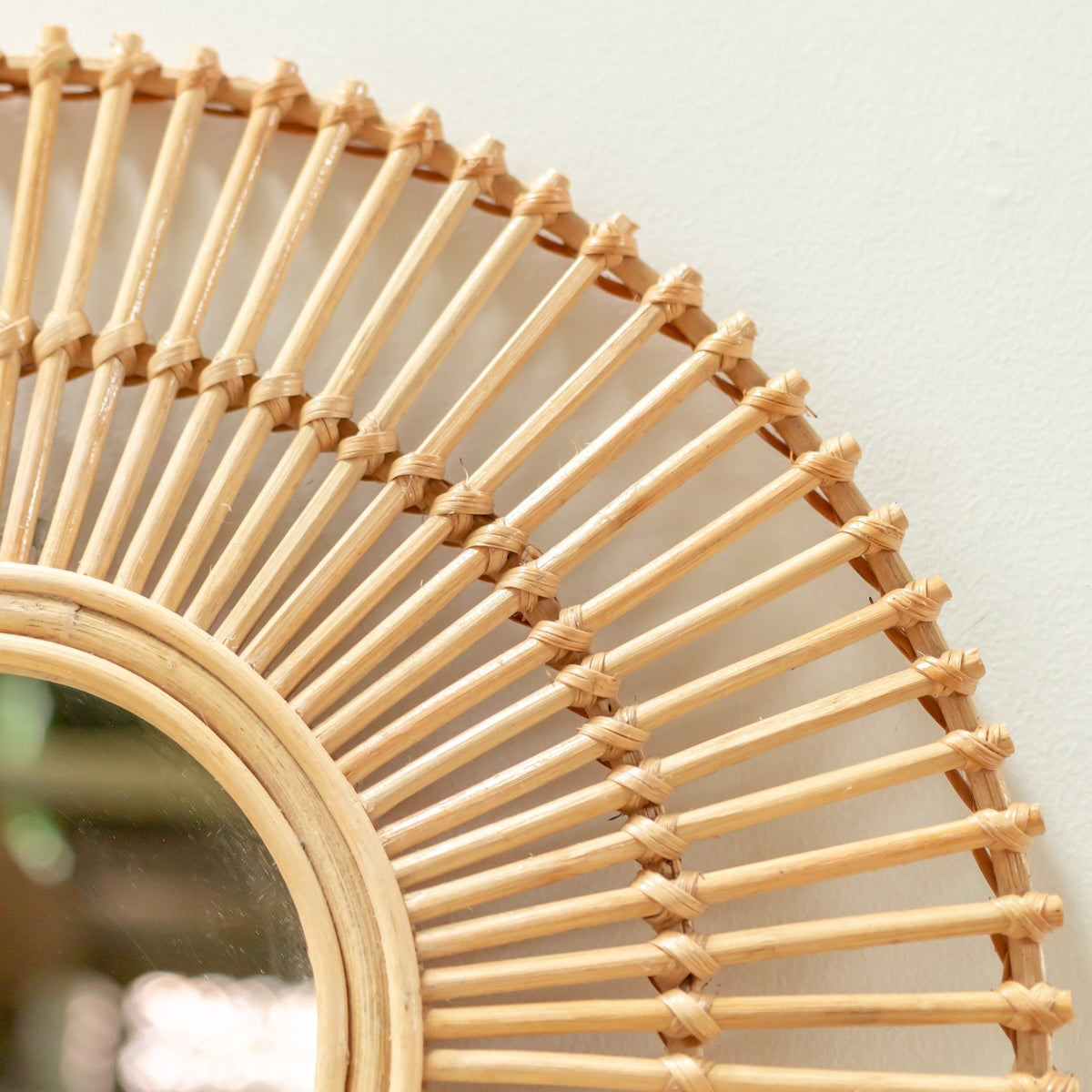 Natural Sun – Rattan Spiegel