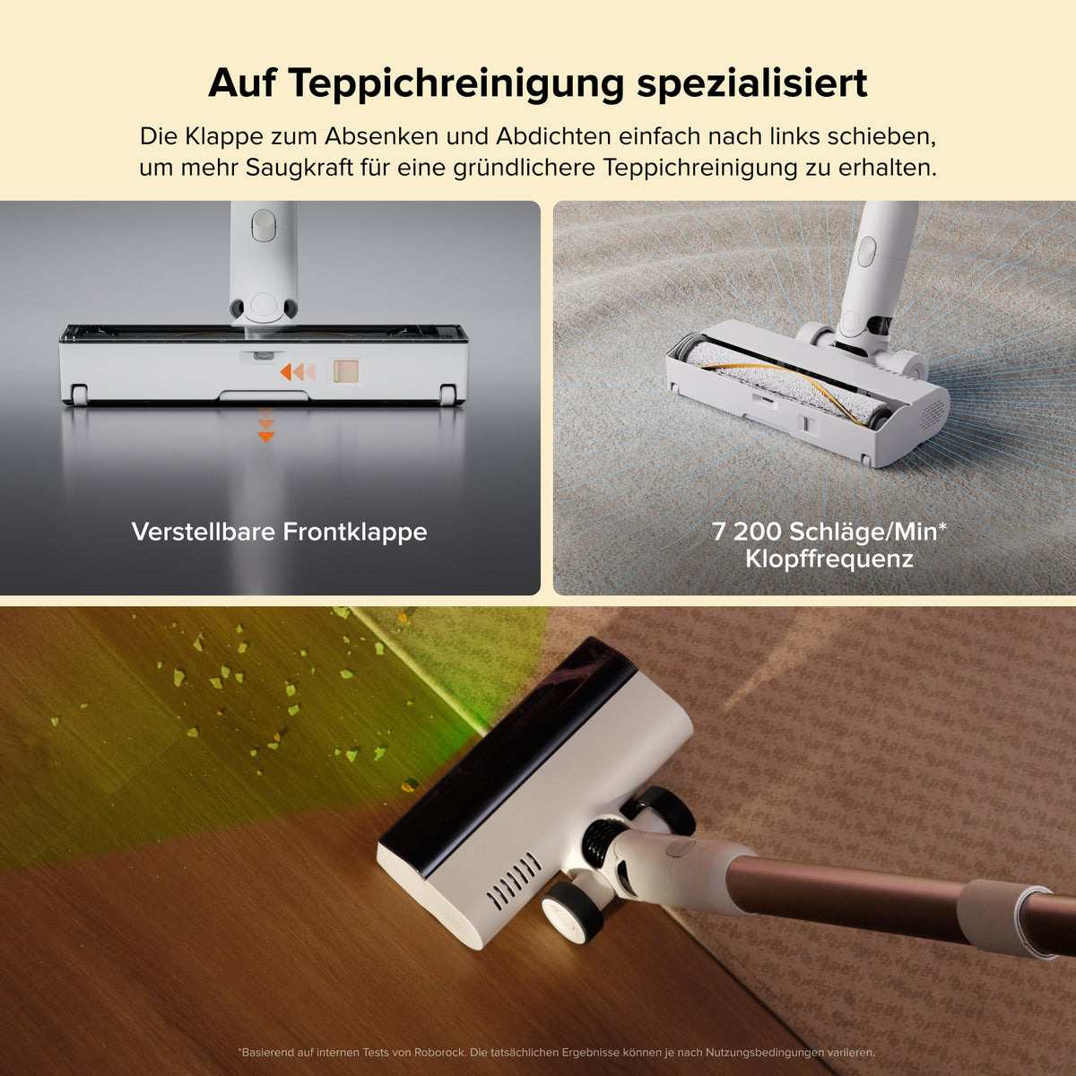 Roborock H60 Hub Akku-Staubsauger