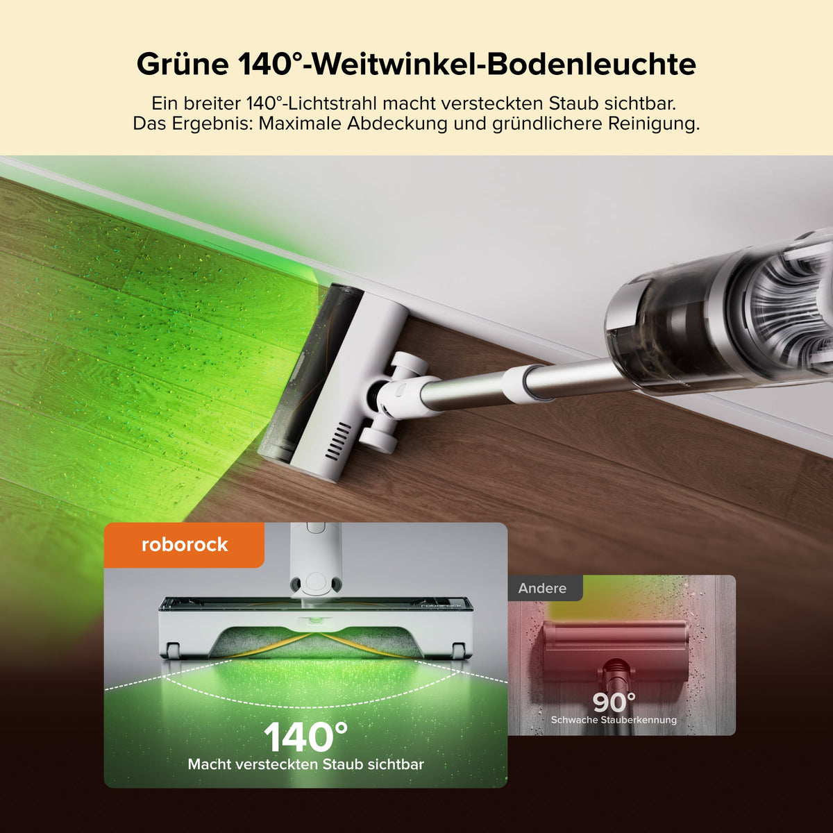 Roborock H60 Hub Akku-Staubsauger