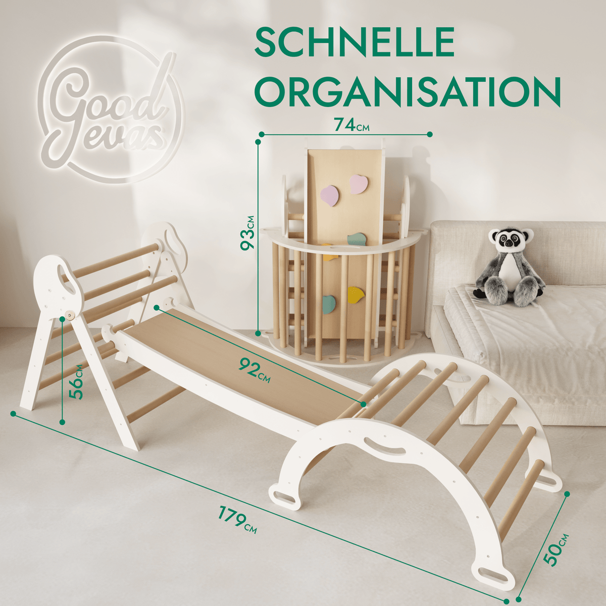 Montessori 4in1 Kletterdreieck