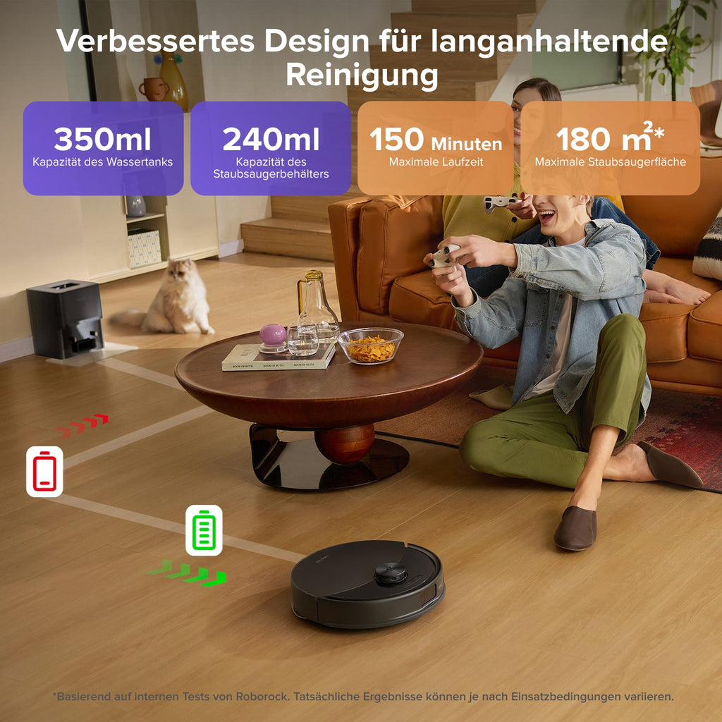 Roborock Q10 S5+ Saugroboter mit Absaugstation